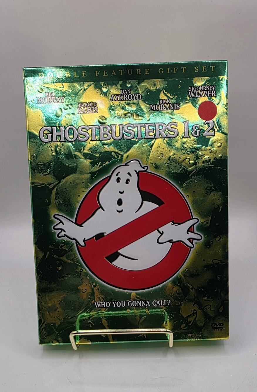 Ghostbusters 1 and 2 Double Feature Gift Box Set scrapbook Included